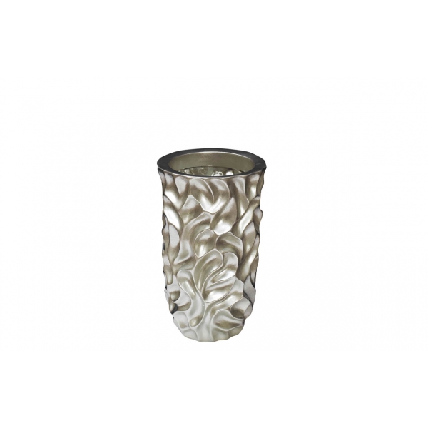 ZS-C847-19 Кашпо 30*30*48см цвет серебро