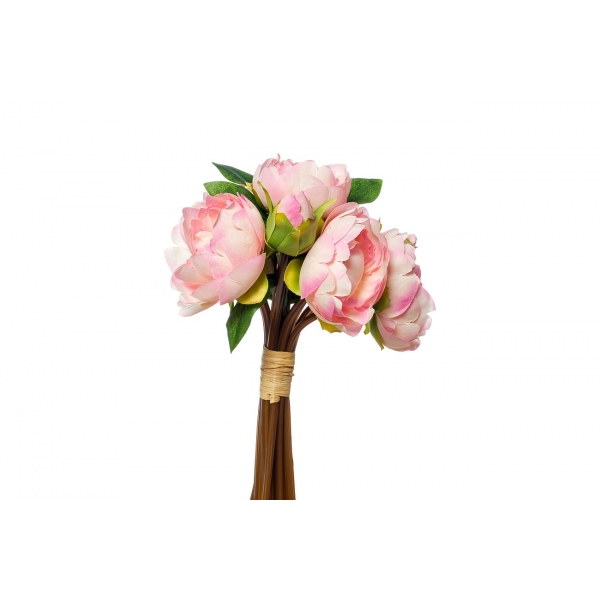 9F27800PN-4183 Букет розовых пионов 30см (12)