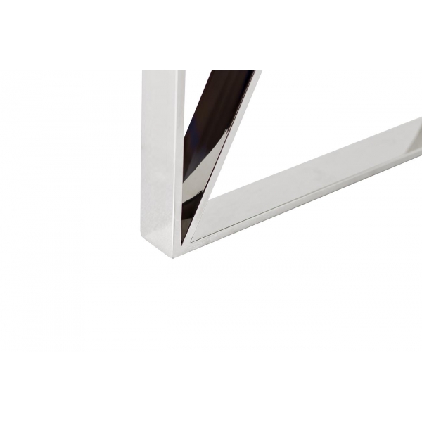 47ED-CST008 Консоль прозр.стекло/хром 120*40*78см