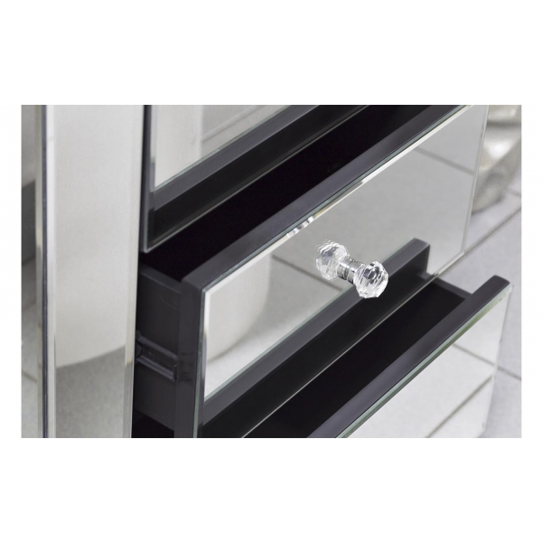 KFC882 Тумба прикроватная зеркальная 50*43*65см