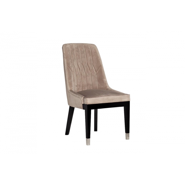 48MY-3526 PEG Стул простроченный велюр жемчужно-сер. 56*65*101см