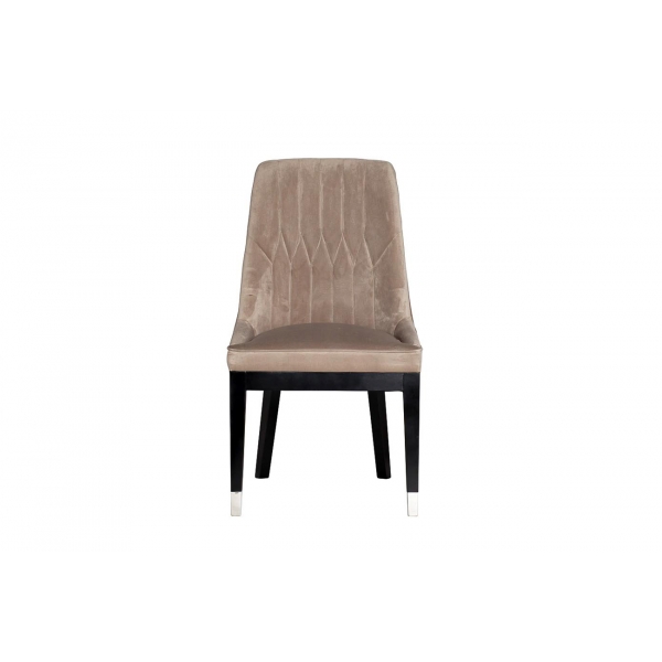 48MY-3526 PEG Стул простроченный велюр жемчужно-сер. 56*65*101см