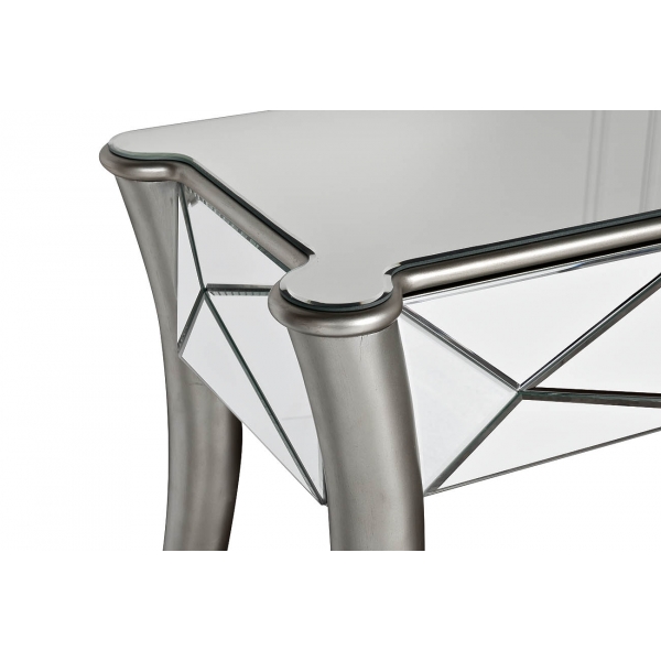 KFC665 Консоль зеркальная 2 ящика 132*45*82см