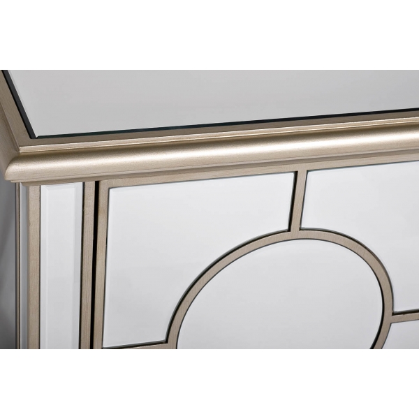 KFG041 Тумба под телевизор зеркальная 150*45*46см