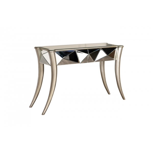 KFC665 Консоль зеркальная 2 ящика 132*45*82см