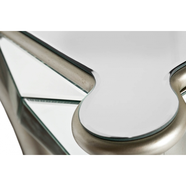 KFC665 Консоль зеркальная 2 ящика 132*45*82см