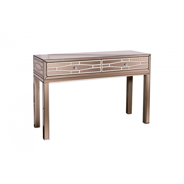 KFG038 Консоль зеркальная, 2 ящика  120*42*80см