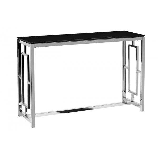 GY-CST2051212 Консоль черное стекло/хром 40*120*78см