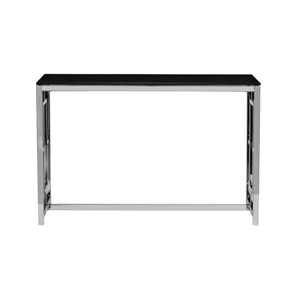 GY-CST2051212 Консоль черное стекло/хром 40*120*78см