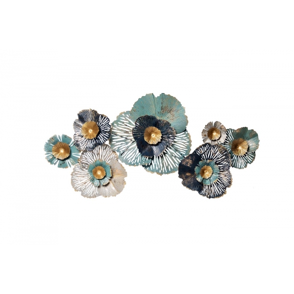 37SM-0931 Декор настенный Цветы 119,4*61*8,9см