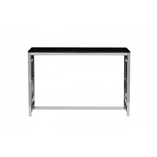 GY-CST2051212 Консоль черное стекло/хром 40*120*78см