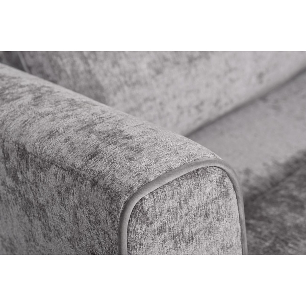 Диван Marco трехмест. раскл., шенилл серый All12 225*102*92см