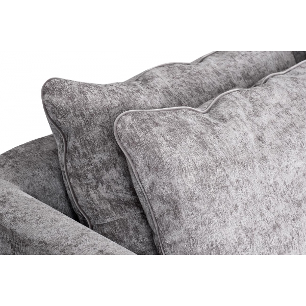 Диван Marco трехмест. раскл., шенилл серый All12 225*102*92см