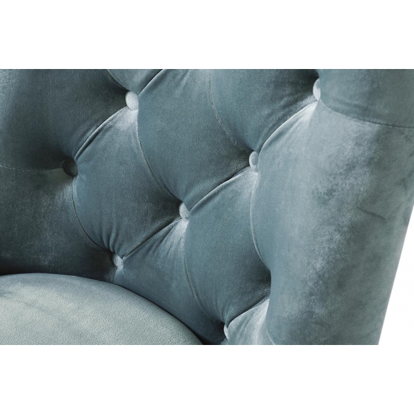 76AR-6210-MT Стул велюр мятный/темный хром 65*61*93см