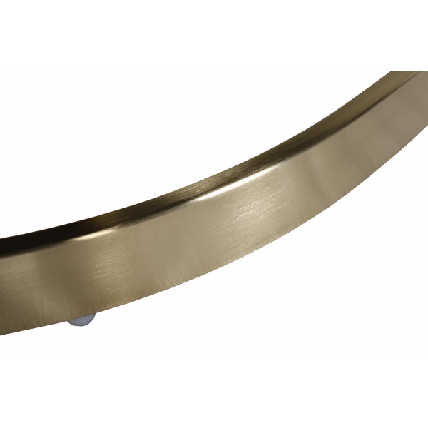 76AR-612GOLD-LBR Стул велюр св.коричневый/мат. золото 58*59*78см