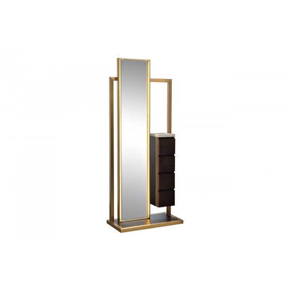 58DB-MR18158 Тумба с зеркалом и подсветкой 75*40*180см