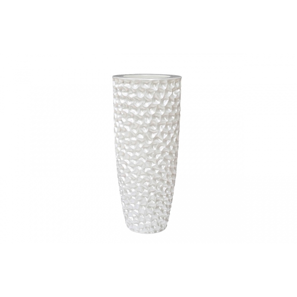 ZS-C785-34 Кашпо 36*36*86см цвет жемчужно-белый