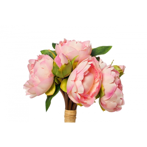 9F27800PN-4183 Букет розовых пионов 30см (12)