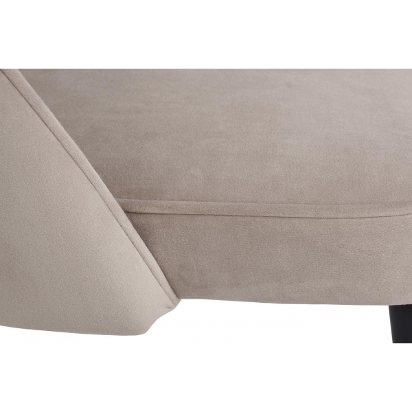 30C-1228F BG Стул велюр серо-бежевый 51*56*84см