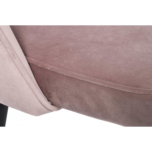 30C-1228F LPI Стул велюр пепельно-розовый 51*56*84см