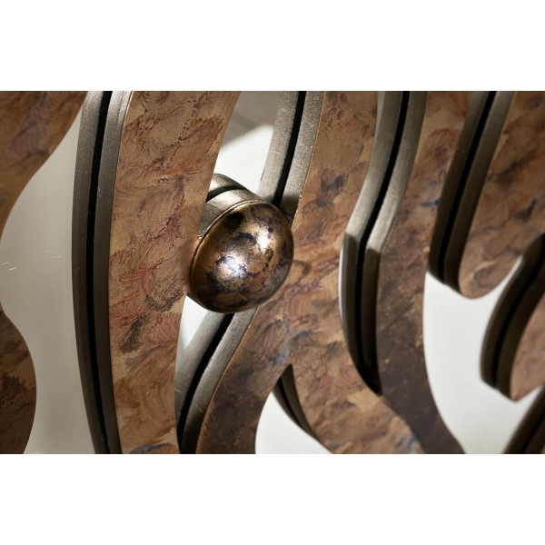 ART-4478-PL Панно настенное зеркальное 142*89*5см