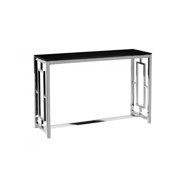 GY-CST2051212 Консоль черное стекло/хром 40*120*78см