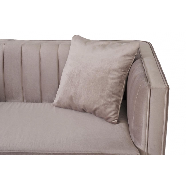 Диван Paolo двухместн.раскл. велюр беж. Bel16 182*90*78см,2 под.