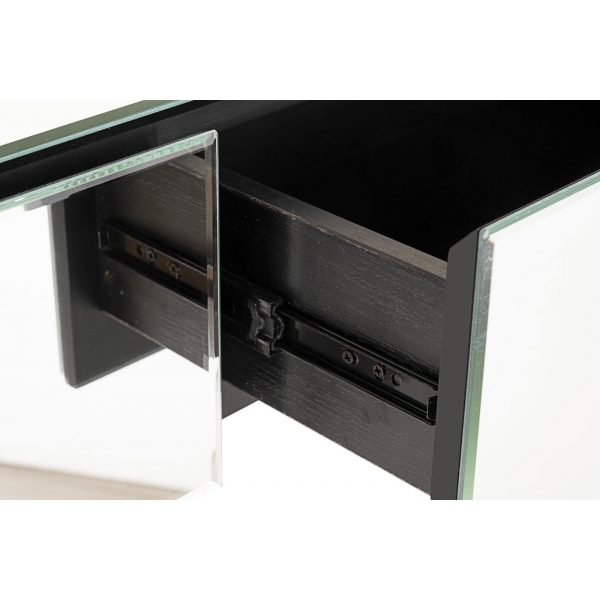 KFG075 Консоль зеркальная с двумя ящиками 120*35*77см