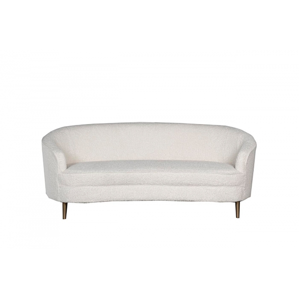 48MY-1289-L CRE Диван двухместный иск.каракуль крем.181*87*71см