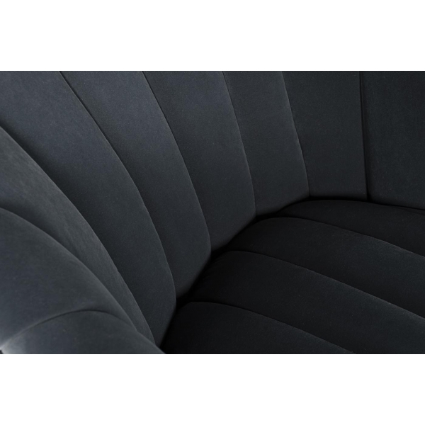 48MY-W2588 LTB GO Кресло вращающееся велюр голубой 77*76*83см