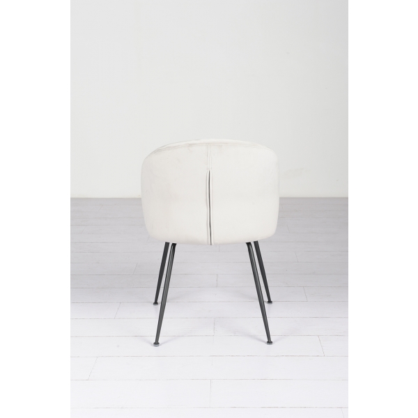 30C-1230 BGE Стул велюр серый 55*56*78см