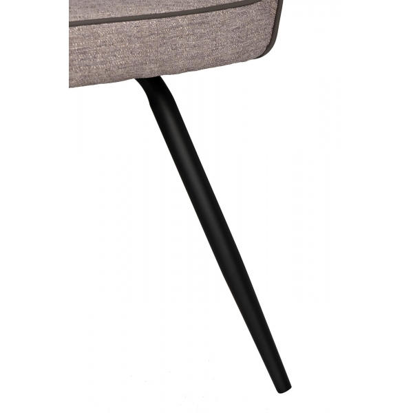 30C-DX-1913 BGE Стул серая рогожка 57*66*85 см, спинка экокожа