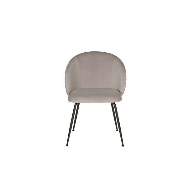 30C-1230 BGE Стул велюр серый 55*56*78см