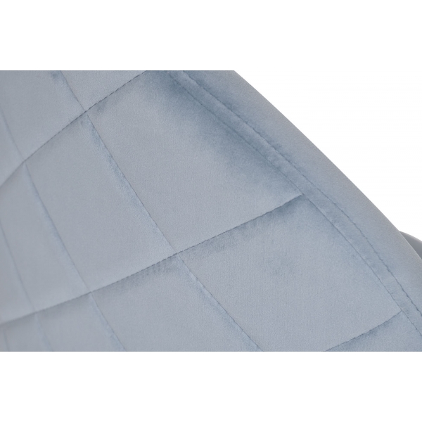 30C-301-1G LBL Стул велюр серо-голубой, мет.ножки 50*53*77см
