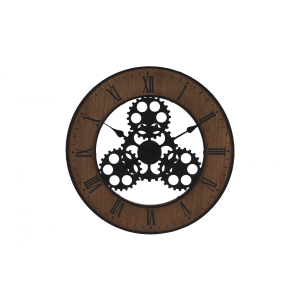 HZ1300630 Часы настенные под дерево d57см
