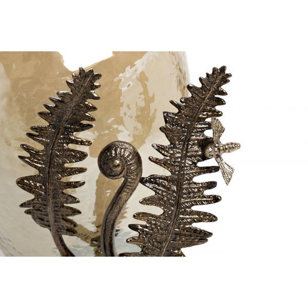 69-918039 Ваза декоративная "Папоротники" мал. 18*16,5*22см