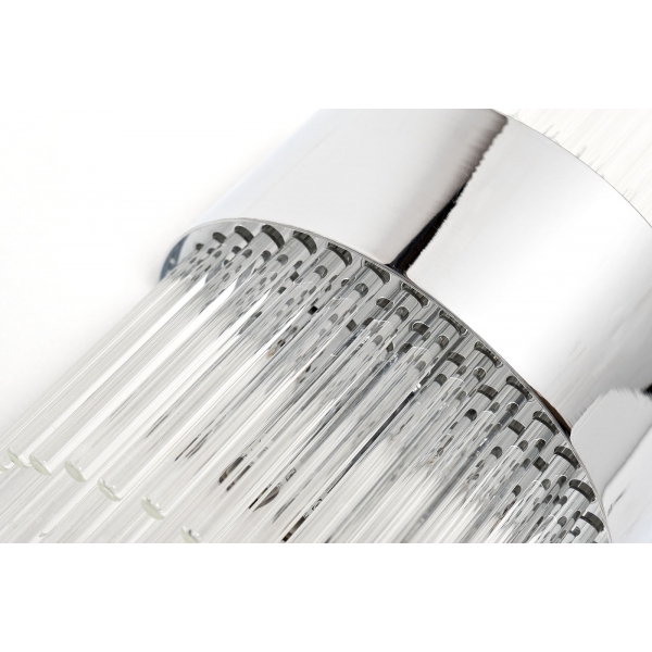 92EL-YG59021S-2W Бра хром, стекло прозр. 20*10*h.50см