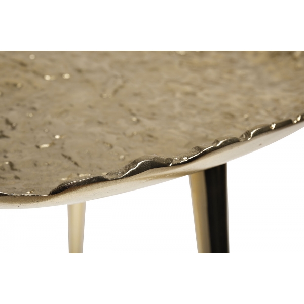 71PN-1400 Стол журнальный металл. цвет золото 43*43*39см