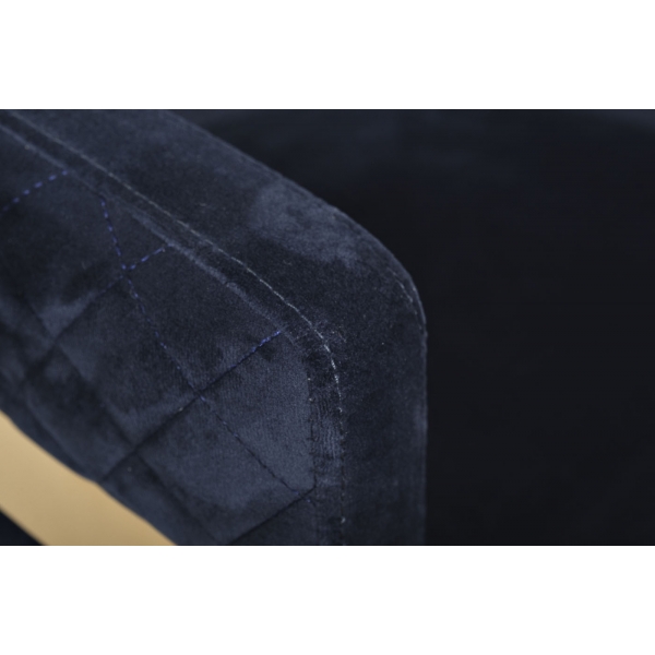 GY-AC8200GOLD-B Стул велюр синий/золото 67*69*78см