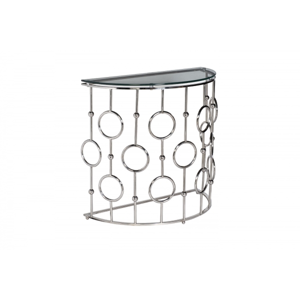 GY-CST8040 Консоль стекло прозр/хром 78*40*77см
