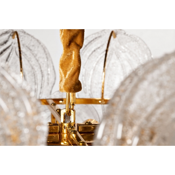 92EL-YG18498-10P Люстра латунь, стекло D.58*H.57см