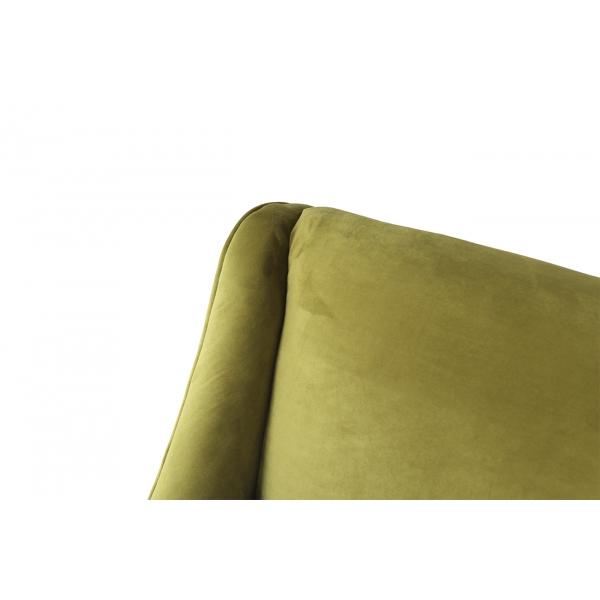 87YY-1914 OLV Кресло велюр оливковый 69*89*91см с  подушкой