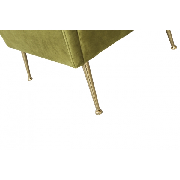 87YY-1914 OLV Кресло велюр оливковый 69*89*91см с  подушкой