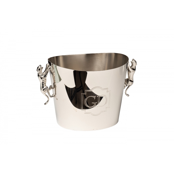 95IM-4406 Ведро для шампанского Garda Decor нерж. сталь h21см