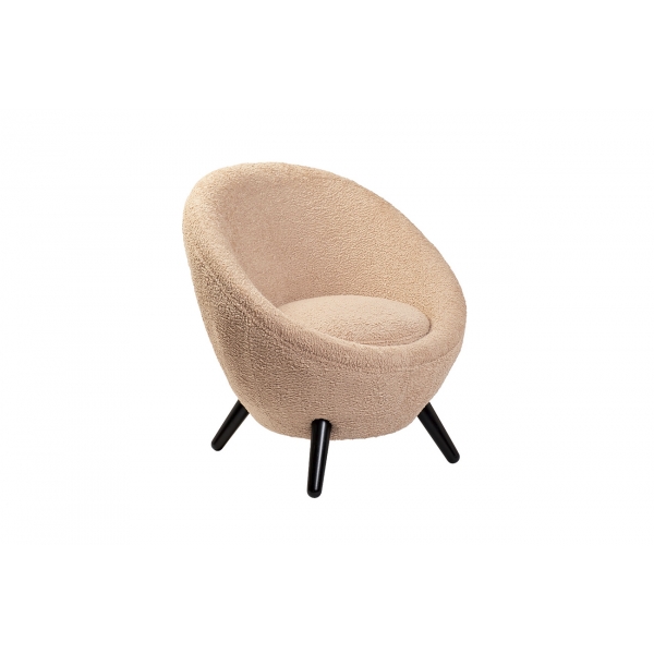 48MY-2746 LPI Кресло иск.каракуль розовый 79*83*83см