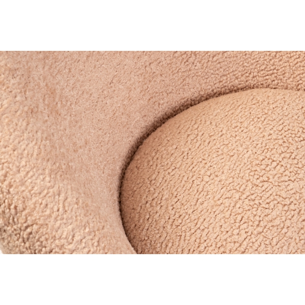 48MY-2746 LPI Кресло иск.каракуль розовый 79*83*83см