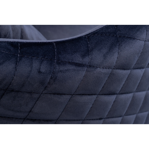 Кресло Verona Basic вращающееся, велюр тем-син. Bel18 70*77*80см