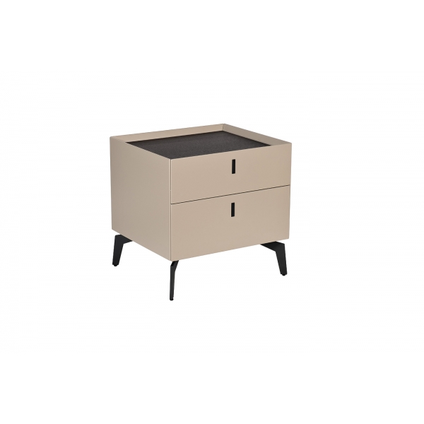77IP-NS817/1 Тумбочка с двумя ящиками светлая 50*43,5*50см