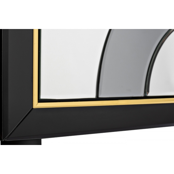 KFG122 Консоль 2 ящика зеркало двухцветное 120*42*75см