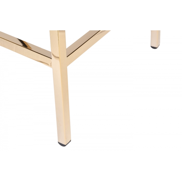 30C-DX-2091 GRE Стул барный велюр серый 42*53*88см